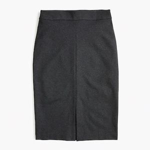 J. Crew Dark Charcoal Pencil Skirt